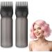 WLLHYF 2 Pack Root Comb Applicator Bottle 6 Ounce Hair Dye Bottle Brush Hair Oil Squeeze Bottles Plastic Hair Root Comb Color Applicator with Graduated Scale (Black) - Buy Online on SooperMarket.com
