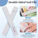 12pcs Professional Nail Files 180/240 Grit for Natural & Artificial Nails - Double Sided Emery Boards for Thick Nails - Washable Edge - Buy Online on SooperMarket.com