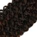 Lady Miranda Afro Kinky Curly Braiding Hair Extensions 10 Inch 3X Braid Synthetic Hair- Black&Brown 1B/30 - Buy Online on SooperMarket.com