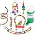 QIODAZOO Parrot Toys Bird Toy 7 Packs Birdcage Swings Bird Feeder Chewing Hanging for Conures Cockatiels Budgie Lovely Birds