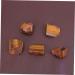 KOMBIUDA Rock Mineral 5pcs Tigers Tigers Eye Stone Eye Gemstone African Decor Natural Tiger's Eye African Gemstone Rock As Shown Size 2 - Buy Online on SooperMarket.com