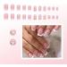 1 Set Press on Nails French Square Fake Nails Full Cover Short Press on Nails Reusable Short Nails Press on Cute Press on Nails Set for Women Home - Buy Online on SooperMarket.com