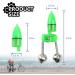 LIUMAYAS 55PCS Fishing Bells LED Night Fishing Rod Bait Alarm Bell | Dual Ring Bells for Bite Alert at Night - Buy Online on SooperMarket.com
