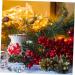 ABOOFAN 20 Pcs Christmas Imitation Fruit Holly Christmas Berries Christmas Flower Pick Christmas Berry Picks Home Decor Plants Decor Cherry Stems Party Supplies Foam Cherry Fruit Banquet - Buy Online on SooperMarket.com