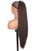 PORSMEER 30 Inch Yaki Straight Drawstring Ponytail Clip In Extensions for Women Kinky Straight Pony Tail Extensions Hair Extensions Ponytail (Dark brown) - Buy Online on SooperMarket.com