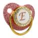 Gold Baby Pacifier Set with Rhinestones | Lightweight Pacifier for 6-18 Months | Stylish Baby Essential - Buy Online on SooperMarket.com