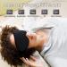 WOVTE Cooling Eye Mask Reusable Hot or Cold Therapy Gel Bead Eye Mask with Soft Plush Backing and Adjustable Strap for Puffy Eyes Dry Eyes Dark Circles Headache (Black) - Buy Online on SooperMarket.com