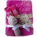 Wuff-Dogsworld Personalized Baby Blanket | Custom Name Embroidery & Gift Set - Baby Rattle or Socks for Baptism & Birth (Boy/Girl) - Buy Online on SooperMarket.com