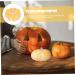 Alipis 3pcs Pumpkin Decoration Artificial Thanksgiving Pumpkin Decor Pumpkin Model Decorative Pumpkin Vintage Decor Dollhouse Miniatures Food Miniature Dollhouse Ceramics Props Window - Buy Online on SooperMarket.com