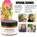 Kids Temporary Hair Color Wax Set - Perfect Gift for Girls, Ages 4-9 | Cosplay, Birthday Parties, Halloween, Christmas - 4 Colors (Red, Orange, Blue, Green) - Buy Online on SooperMarket.com