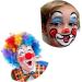 3Pcs Clown Makeup Sticks - Black, White & Red for Halloween & Sports | Sweatproof & Long Lasting - Buy Online on SooperMarket.com