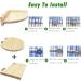 3PCS Hamster Wooden Platform Perch Stand Natural Bird Budgie Toys and Accessories Parrot Cage Perch for Chinchilla Mouse Rat Dwarf Hamster Small Animals - Box Packaging - Buy Online on SooperMarket.com