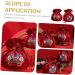 HOMSFOU 2pcs Candy Bag Packaging Bag Wedding Candy Bags Candy Bags for Wedding Decorative Candy Pouches Drawstring Candy Bags Gift Bags Wedding Decor Portable Candy Pouch Festival Supply Red 15x12cm - Buy Online on SooperMarket.com