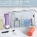 POPDIGITO 3 oz Silicone Travel Bottles Set - 4 Pack Colorful Squeezable Leakproof Containers for Toiletries - TSA Approved Refillable Bottles with Bag - Buy Online on SooperMarket.com