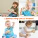 Funmo 15-Piece Baby Monthly Milestone Cards Double Sided Wooden Prop for Newborn Photography and Birth Announcements - Buy Online on SooperMarket.com