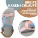 Women's Hiking Sandals - Summer Trekking Sport Water Shoes Adjustable Velcro Flat Peeptoe Multi-Way in Pink & Blue (39 EU) - Buy Online on SooperMarket.com