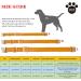 YUDOTE Ultra-Soft Natural Cotton Dog Collar for Large Dogs with Sensitive Skin - Orange L (1 Pack) - Buy Online on SooperMarket.com