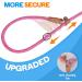 Durable 1.4cm x 150cm Pink Reflective Slip Lead Dog Leash | Adjustable Anti-Choking Training Rope for Small Medium Large Dogs and Cats | Grand Line Slip Lead - Buy Online on SooperMarket.com
