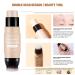 ONLYOILY 2 Pcs Contour & Highlighter Stick Set with Brush | Longwear Foundation & Bronzer | Smooth & Easy Blending Face Makeup - Buy Online on SooperMarket.com