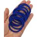 12 PCS 3mm Elastic Hair Bands - No Metal Ponytail Holders in Royal Blue for Women, Men, Girls, Kids - Buy Online on SooperMarket.com