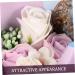 Angoily Rose Gift Box Decorative Soap Flower Birthday Bouquet Flower Bouquet Soap Flower for Women Soap Rose Bouquet The Gift Gifts Artificial Purple Miss Decorate 27X16CM Purple - Buy Online on SooperMarket.com