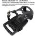 Adjustable Plastic Pedal Adapter with Toe Clips and Straps for Peloton Bike - Buy Online on SooperMarket.com