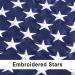 Yafeco U.S. 50 Star Sewn Boat Flag Set | Ensign Yacht Boat Ensign with Sewn Stripes | 12x18 inch - Buy Online on SooperMarket.com