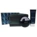 BVLGARI AQVA by BVLGARI 3 PIECE GIFT SET - 3.4 OZ EAU DE TOILETTE SPRAY 3.4 OZ AFTER SHAVE BALM POUCH MEN