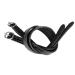 Horka Spur Straps Patent Croco Leather By Pair Black/Silver One Size