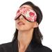 Haskirky Light Blocking Eye Mask for Men and Women - Breathable & Adjustable Travel, Yoga, Meditation, Office - Red Strawberry - Buy Online on SooperMarket.com