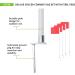 Champion Sports Soccer Corner Flag Set with Steel Peg - High-Quality Set for Soccer Field Marking - Buy Online on SooperMarket.com