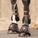 Sunride Hoof Bells for Horses - 2 Set - Real Leather & Neoprene - Protect Against Bale Kicks - Size S (Shetty & Pony) - Brown - Buy Online on SooperMarket.com