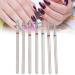 Kuuleeyn 6 tlg.Nail drill set multifunctional nail art manicure drill electrical manicure grinding head tool for editing nails glass plastic (no.04)