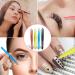 Tweezers Set with Leather Case - 4Pcs Professional Stainless Steel Eyebrow Tweezers for Women - Precision Tweezers for Ingrown Hair, Splinter Removal - Ideal for Facial Hair - Multi-Color - Buy Online on SooperMarket.com