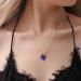Women's Map Pendant Twelve Necklace Constellation Wild Necklace Simple Personality Clavicle Star Necklaces & Pendants Simulated Diamond Initial Necklace (F One Size) - Buy Online on SooperMarket.com