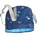 Portable Waterproof Collapsible Foot Bath Tub High Temperature Resistance Multi Purpose with Water Based Printing Sturdy Handle for Travel Picnic Camping (Navy Whale) - Buy Online on SooperMarket.com
