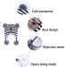 LANGZHEN Infant Winter Hat Earflap Knit Fleece Lined Beanie for Boys Girls 6-12 Months - Navy Stripe + Grey - Buy Online on SooperMarket.com