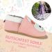 Soft Leather Baby Shoes | Non-Slip Rubber Soles | Newborn Cartoon Prewalker Sneakers - Pink Bunny | 12-18 Months - Buy Online on SooperMarket.com