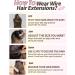 AGMITY Wire Hair Extensions Real Human Hair Jet Black 80g 16 Inch Straight invisible Removable Thick Fishing Line One Piece Clip in Extensions Human Hair(16 Inch #1 Jet Black) Wire-16 inch-80g #1 Jet Black - Buy Online on SooperMarket.com