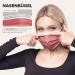 50x Medical Face Masks - Made in Germany CE Certified Type IIR 99.78% BFE One-Way Protection Adult Size Red - Buy Online on SooperMarket.com