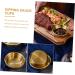 PRETYZOOM 4pcs Seasoning Dish Small Seasoning Plate Individual Teaspoon Rest Metal Portion Cups Dry Fruit Seasoning Bowls Tea Spoons Stainless Household Soy Sauce Stainless Steel - Buy Online on SooperMarket.com