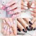 40-Piece Nail Art Decoration Set | Brushes Foil Stickers & More | Perfect for Manicure Enthusiasts | International Shipping Available - Buy Online on SooperMarket.com
