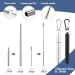 Portable Travel Reusable Utensils Silverware with Case Travel Camping Cutlery set Chopsticks and Straw Flatware Stainless steel Travel Utensil set (Black) U - Buy Online on SooperMarket.com