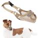 Muzzle for a large medium -sized little dog soft muzzle against barking with opening at the front breathable muzzle against chewing muzzle for dogs gift for pets (s)