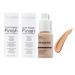 Phooera Fulll Coverage Liquid foundation Matte Finish Concealer Long wear 24hrs Oil Controlling Naturally Flawless Lightweigt Feel Buildable Fond de teint (2 X 104)