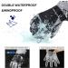 Buy 7-Mi Waterproof Winter Gloves for Boys 8-10 Years | Snow & Snowboarding Gear | Black Leather Cuffs - Buy Online on SooperMarket.com