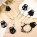 Eersida 500 Pcs Kraft Necklace Display Cards - Adhesive Jewelry Packaging for Choker, Earring, Hairband - Black Bracelet Holder for Small Business Supplies - Buy Online on SooperMarket.com