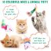 ueslwser 20 Pcs Mice & AnimalToys Colorful Feather Interactive Cat Interactive Mouse Catnip Toys Assorted Randomly Colors for Cats and Kitten Indoor Play Cat Mice Toys Pack Interactive Catch Play - Buy Online on SooperMarket.com
