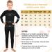 Silkfly Boys Thermal Underwear Set - Fleece Lined Long Johns for Kids - Base Layer Shirt and Pants Set - Winter Large - Buy Online on SooperMarket.com