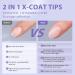 Extra Short Almond Nail Tips | BTArtbox XCOATTIPS Gel Press On Nails | Natural Matte Oval Fake Nails for Acrylic Extensions - Buy Online on SooperMarket.com